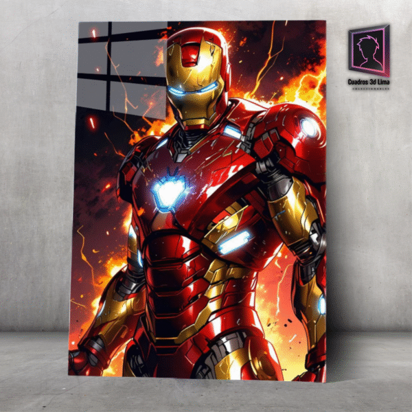 Cuadro Aluminio Marvel Ironman - Imagen 2