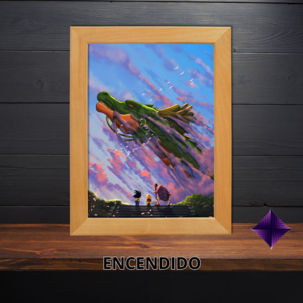 Cuadro LED Dragon Ball Roshi - Imagen 2
