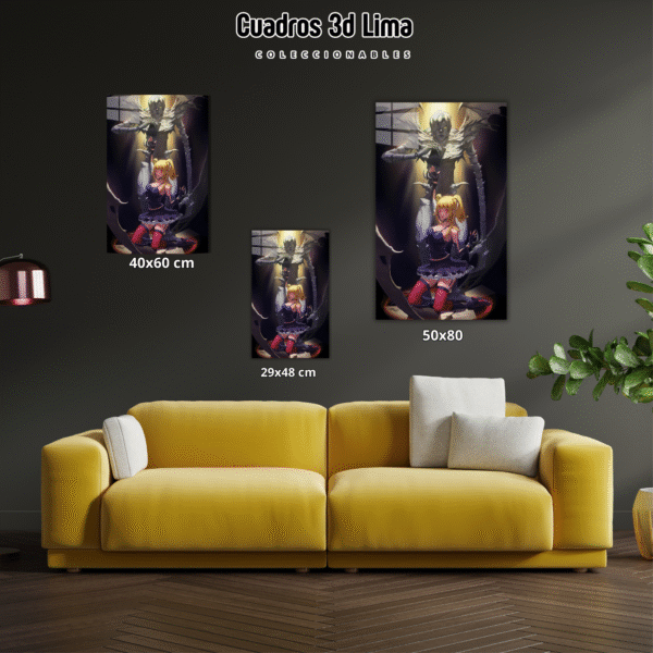 Cuadro Aluminio Death Note Misa Amane - Imagen 3