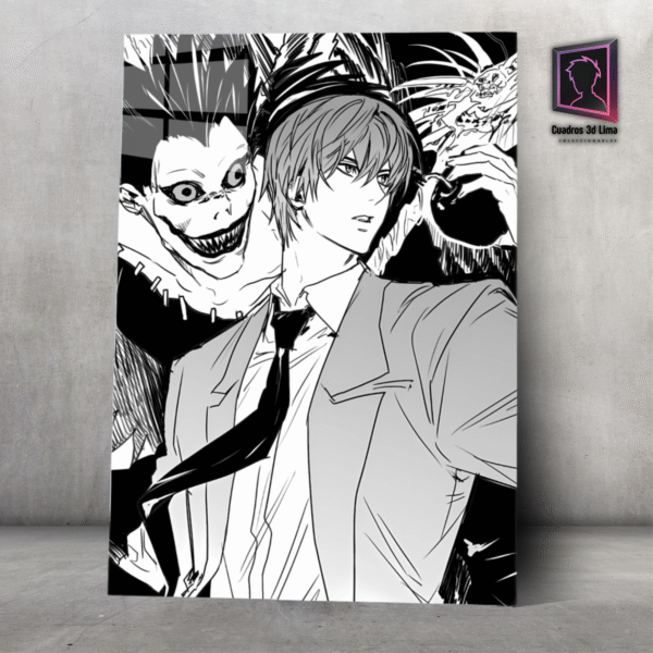Cuadro Aluminio Death Note Light Yagami - Imagen 2