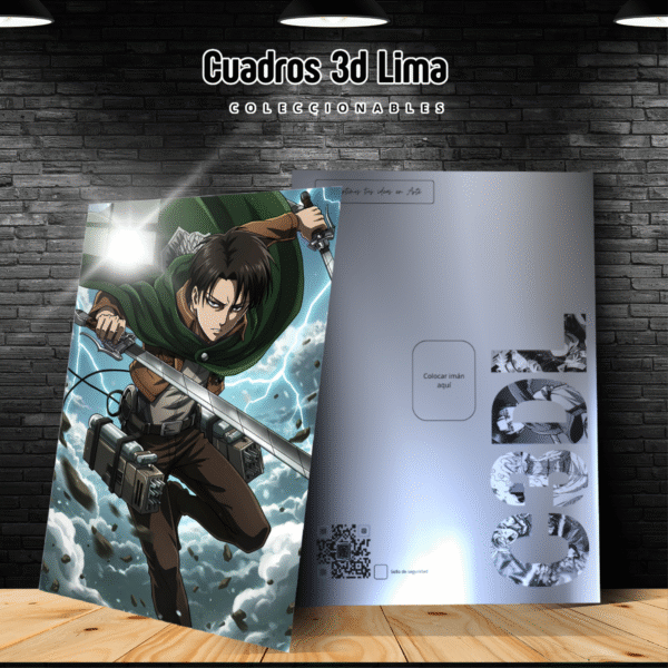Cuadro Aluminio SNK Levi Ackerman