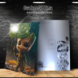 Cuadro Aluminio Marvel Baby Groot