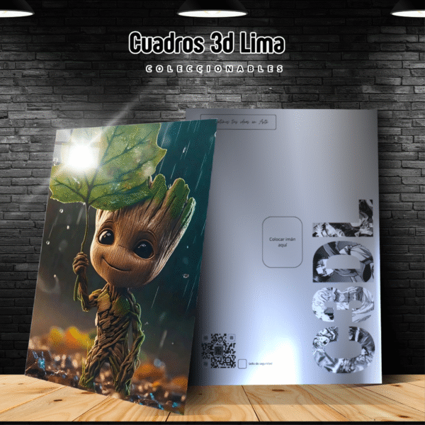 Cuadro Aluminio Marvel Baby Groot