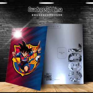 Cuadro Aluminio Barcelona Goku