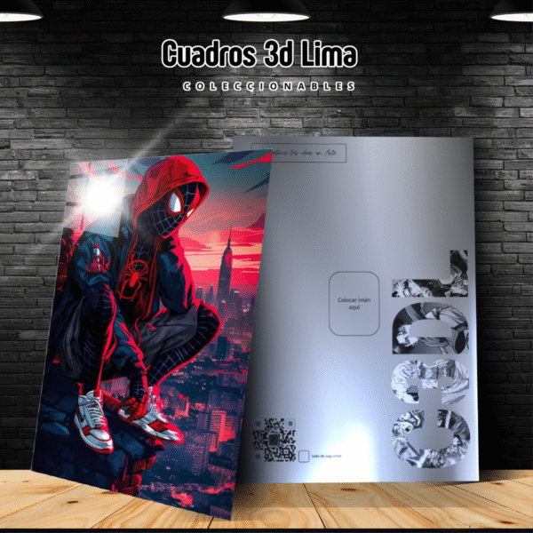 Cuadro Aluminio Marvel Spiderman Miles - Imagen 2