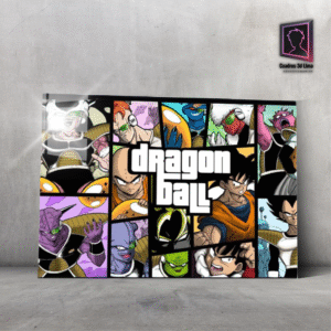 Cuadro Aluminio DragonBall personajes