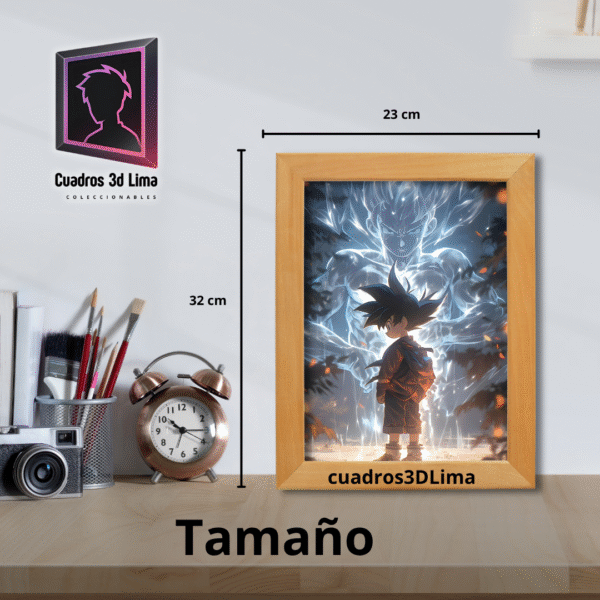 Cuadro LED Goku del futuro - Imagen 2
