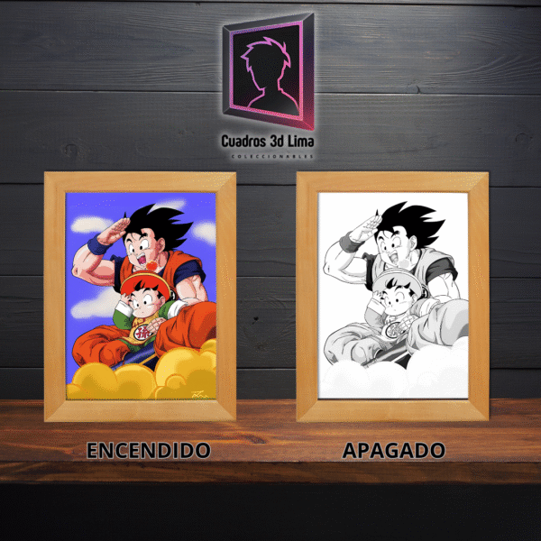 Cuadro LED Goku and Gohan - Imagen 3