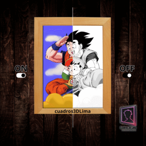 Cuadro LED Goku and Gohan