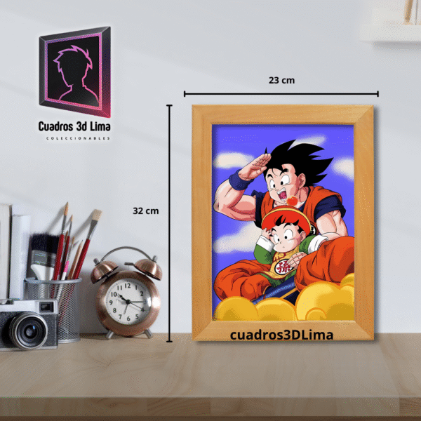 Cuadro LED Goku and Gohan - Imagen 2