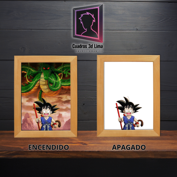 Cuadro LED Goku and Shenlong - Imagen 3