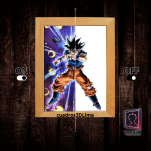 Cuadro LED Goku ultra instinto