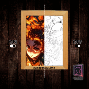 Cuadro LED DemonSlayer Tanjiro and nezuko