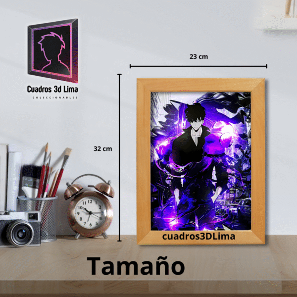 Cuadro LED Solo Leveling Jin Woo - Imagen 2
